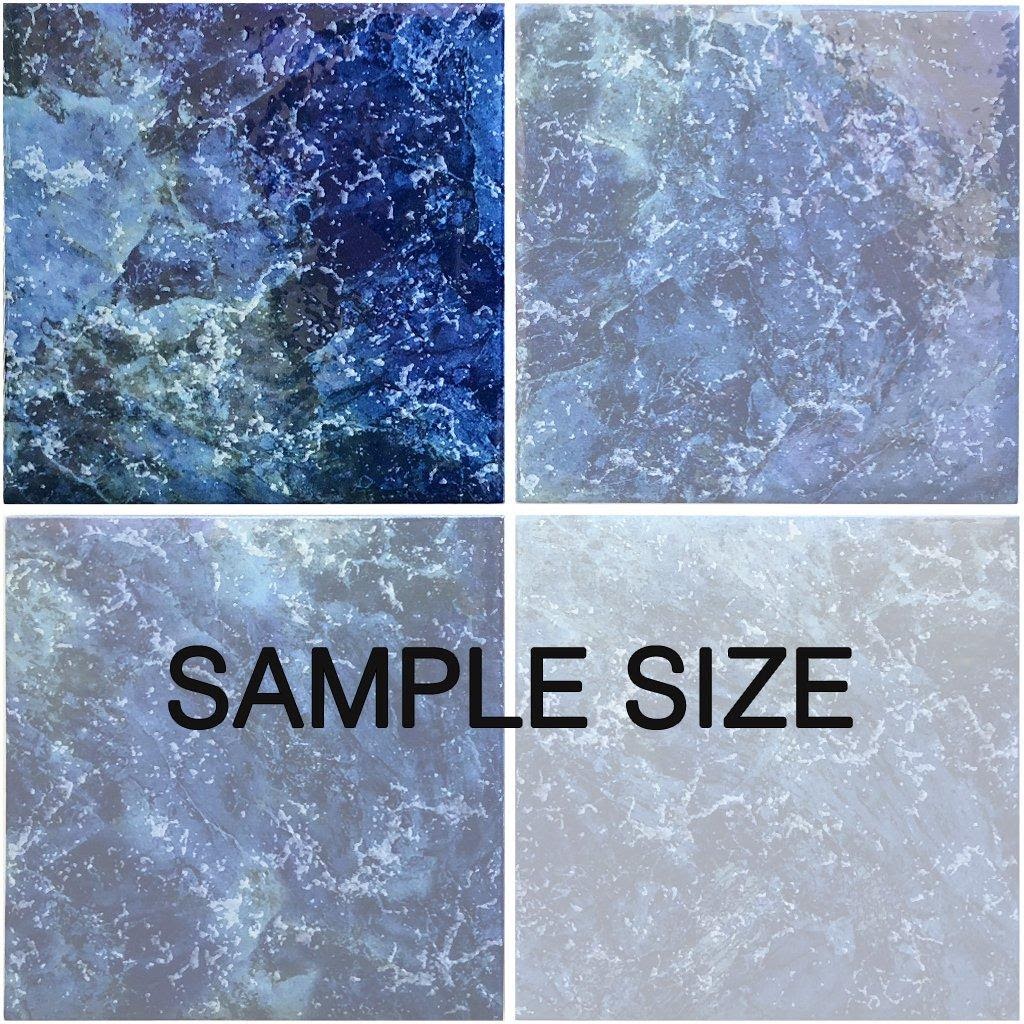 Hawaiian Blue 6" x 6" Glossy Porcelain Waterline Pool Tile – AquaTiles